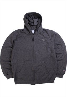 Champion  Full Zip Up Hoodie XLarge Grey