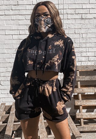 QUARANTINE QUEEN - CROPPED HOODIE