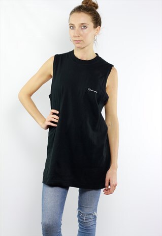BLACK CHAMPION TANKTOP / CHAMPION 90S