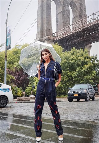 FKNS BLUE DENIM BOILER SUIT
