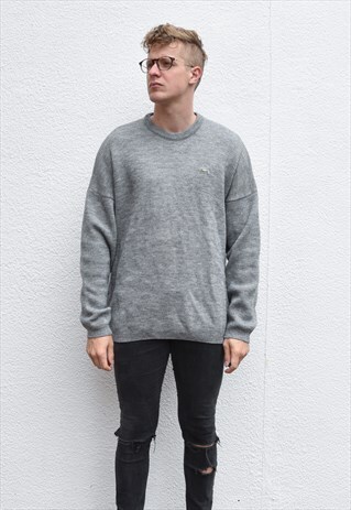 VINTAGE LACOSTE OVERSIZED CHUNKY KNIT JUMPER