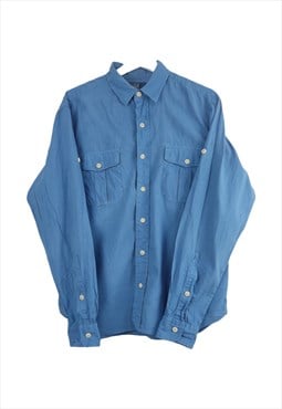 Vintage Ralph Lauren Pocket Shirt in Blue M
