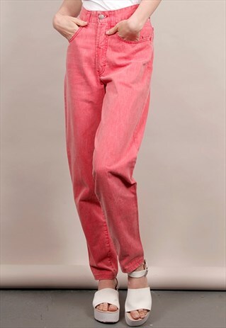 VINTAGE 90'S TRUSSARDI RASPBERRY JEANS