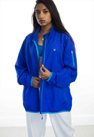 VINTAGE CHAMPION LOGO JACKET 90S XL 6.4