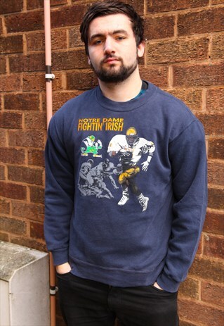 VINTAGE NUTMEG NOTRE DAME FIGHTING IRISH SWEATER
