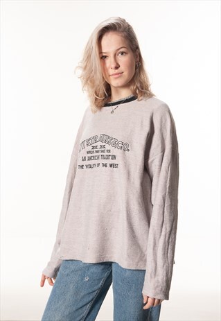 VINTAGE 90S SWEATSHIRT WITH BEAUTIFUL FRONT PRINT
