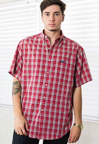 VINTAGE CHAPS RALPH LAUREN SHIRT LOGO 90S L 6.8
