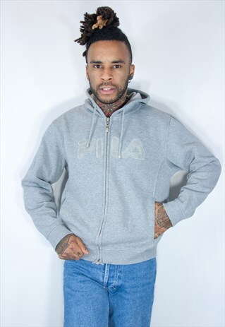 FILA VINTAGE HOODIE GREY