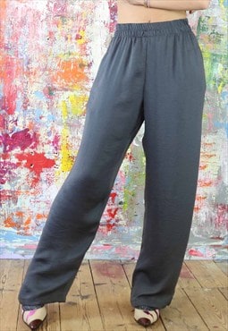 Silky Grey Party Pants