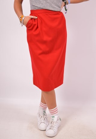 VINTAGE PENDLETON SKIRT RED
