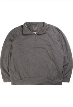 Vintage 90's L.L.Bean Sweatshirt Quarter Zip Plain