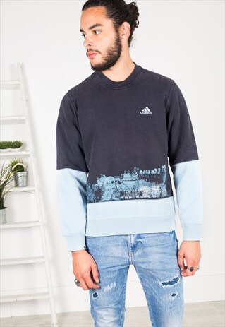 VINTAGE 90'S ADIDAS NEW SWEATSHIRT / S0828