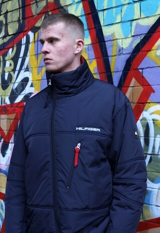 NAVY TOMMY HILFIGER PUFFER