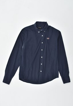 Vintage 00'sY2K Napapijri Shirt Navy Blue