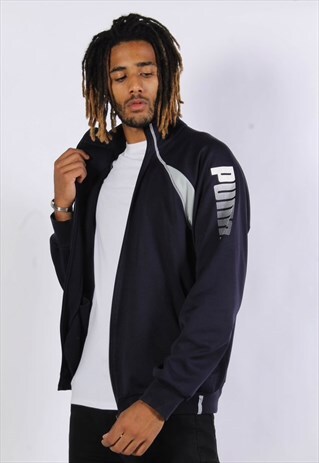 VINTAGE PUMA TRACK JACKET BLUE