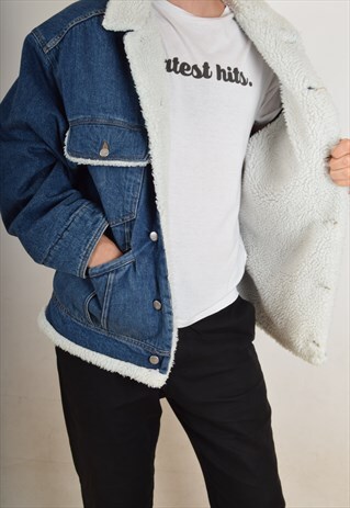 VINTAGE RIFLE DENIM THICK JACKET (2741)