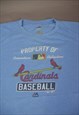 VINTAGE MAJESTIC CARDINALS GRAPHIC T-SHIRT IN BLUE