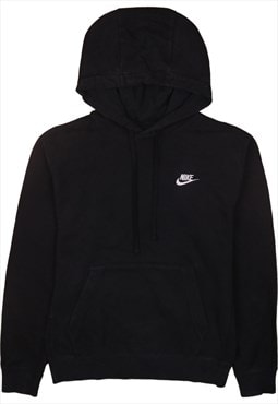 Vintage 90's Nike Hoodie Swoosh Pullover Black Small