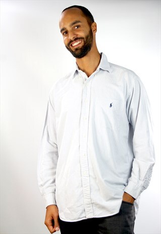 POLO RALPH LAUREN SHIRT / STRIPED SHIRT VINTAGE