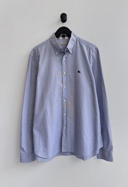 Burberry Gray Casual Dress Shirt