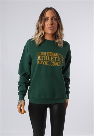 SWEATSHIRT JUMPER OVERSIZED LEE LOGO VINTAGE UK 12 (GO4E)