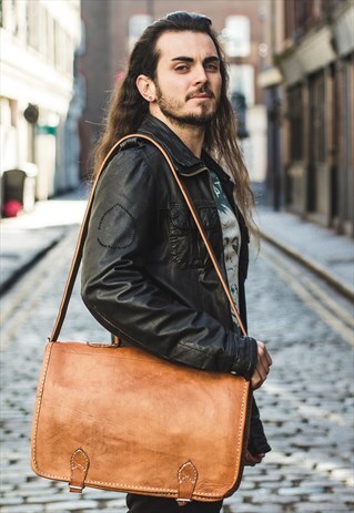 THE TAN URBAN OFFICE SATCHEL