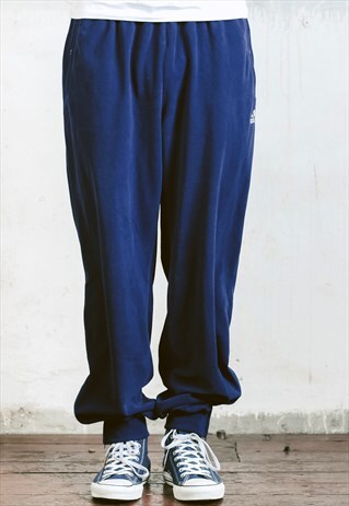 VINTAGE ADIDAS VELVET TRACK PANTS