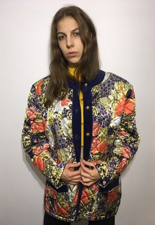 VINTAGE 90' OLDSCHOOL UNIQUE MULTI COOL JACKET