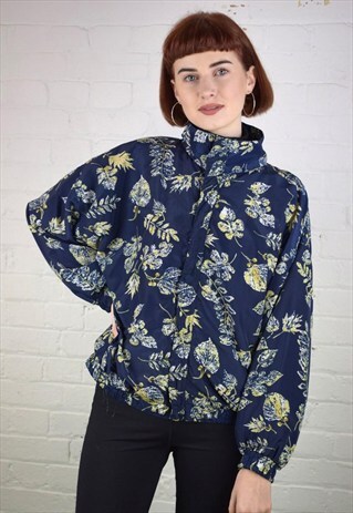 VINTAGE 90'S PATTERNED SILK BOMBER