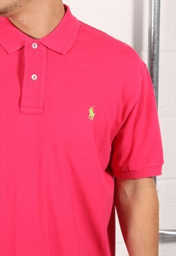 Vintage Polo Ralph Lauren Polo Shirt in Pink Large