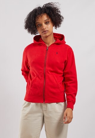 VINTAGE RALPH LAUREN ZIP-UP HOODIE