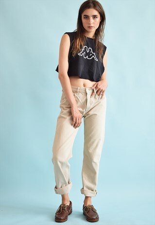 90'S RETRO LEVI'S REGULAR WAIST NEUTRAL DENIM JEANS