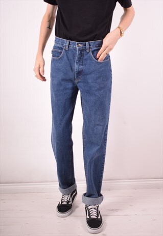 LEVI'S 512 MENS VINTAGE JEANS W34 L34 BLACK 90S