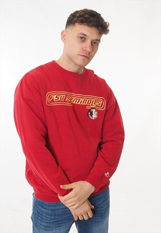 VINTAGE STARTER USA SWEATSHIRT RED