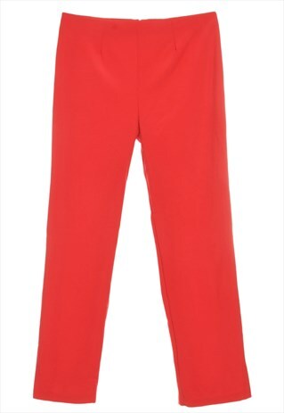 BEYOND RETRO VINTAGE RED TROUSERS - W32