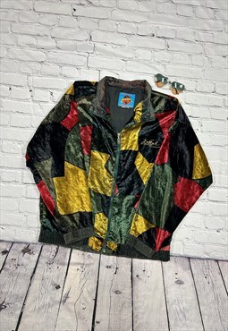 Vintage 80's Velour Funky Jacket