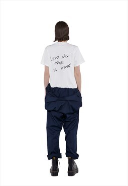  graphic t-shirt in white love will tear us apart