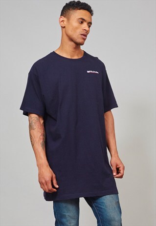 VINTAGE 90'S SUPER OVERSIZED NAVY POLO RALPH LAUREN T-SHIRT