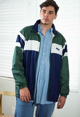 VINTAGE FILA JACKET LOGO 90S M 13.2
