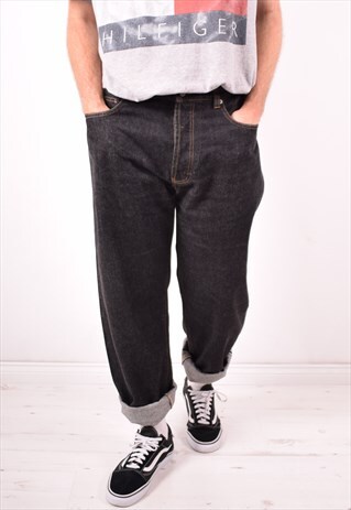 CALVIN KLEIN MENS VINTAGE JEANS W36 L33 BLACK 90S
