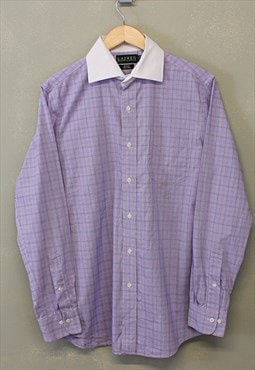Vintage Lauren Ralph Lauren Shirt Purple With Pocket