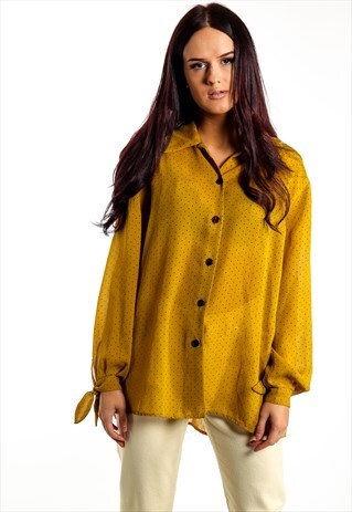 VINTAGE POLKA DOT BLOUSE ACBL16