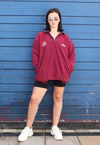FILA FLEECE JUMPER SWEATSHIRT WEST HAM FC