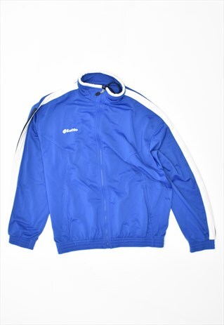 VINTAGE LOTTO TRACKSUIT TOP JACKET BLUE
