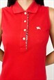 VINTAGE Y2K RED POLO DRESS 