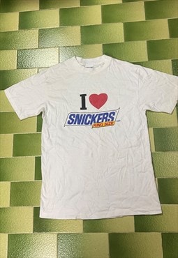 Vintage 1985 Snickers Bar King Size 80s Promo T-Shirt