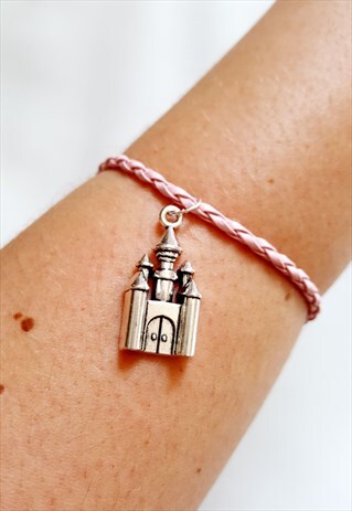 CASTLE CHARM BRACELET PINK