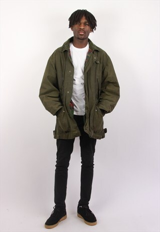 VINTAGE GREEN WAX JACKET