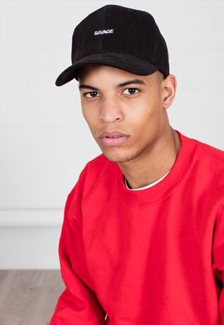 SAVAGE SLOGAN LOGO BASEBALL CAP