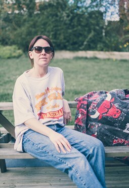 Made in USA Rock island baseball T-shirt 